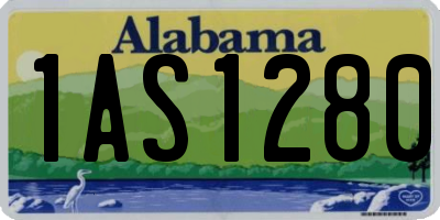 AL license plate 1AS1280