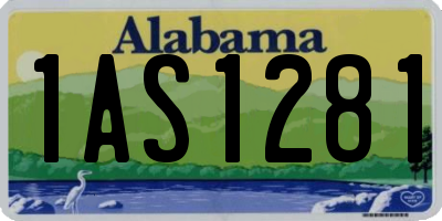 AL license plate 1AS1281