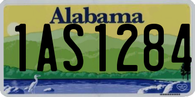 AL license plate 1AS1284