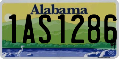 AL license plate 1AS1286