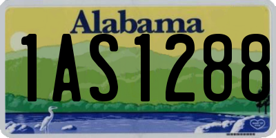 AL license plate 1AS1288