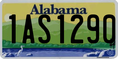 AL license plate 1AS1290