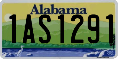 AL license plate 1AS1291