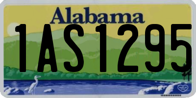 AL license plate 1AS1295