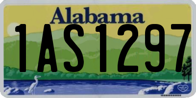 AL license plate 1AS1297