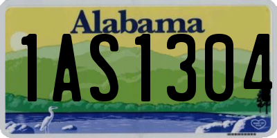 AL license plate 1AS1304