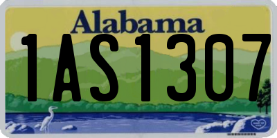 AL license plate 1AS1307