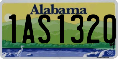 AL license plate 1AS1320