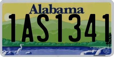 AL license plate 1AS1341