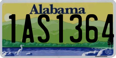 AL license plate 1AS1364