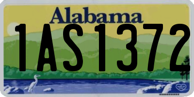 AL license plate 1AS1372