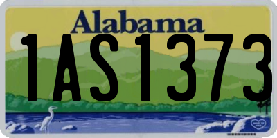 AL license plate 1AS1373
