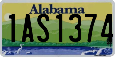 AL license plate 1AS1374