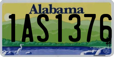 AL license plate 1AS1376