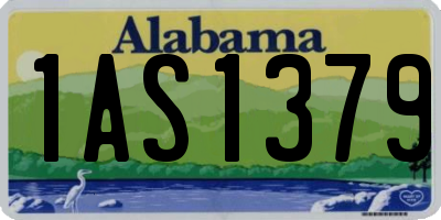AL license plate 1AS1379