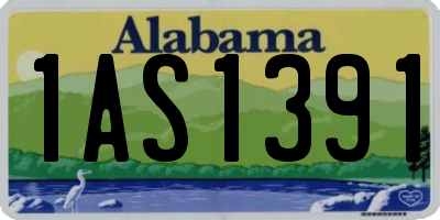AL license plate 1AS1391