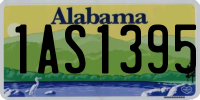 AL license plate 1AS1395