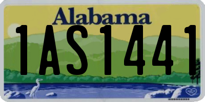 AL license plate 1AS1441