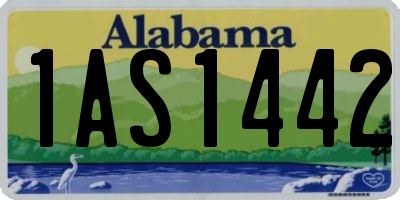 AL license plate 1AS1442