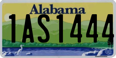 AL license plate 1AS1444