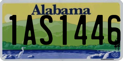 AL license plate 1AS1446