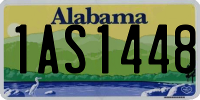 AL license plate 1AS1448