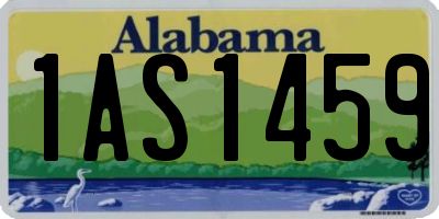 AL license plate 1AS1459