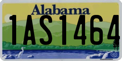 AL license plate 1AS1464