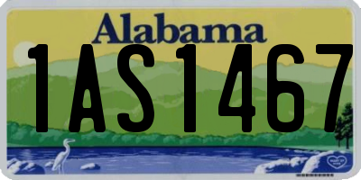 AL license plate 1AS1467