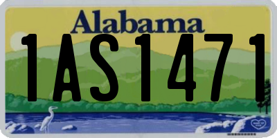 AL license plate 1AS1471