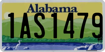 AL license plate 1AS1479