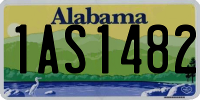 AL license plate 1AS1482