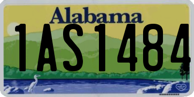 AL license plate 1AS1484