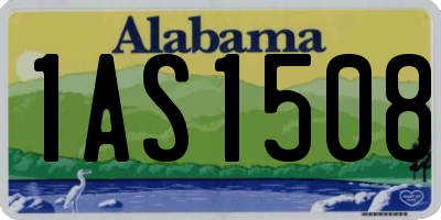 AL license plate 1AS1508