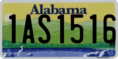 AL license plate 1AS1516