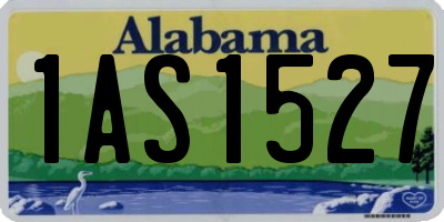 AL license plate 1AS1527