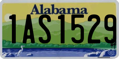 AL license plate 1AS1529