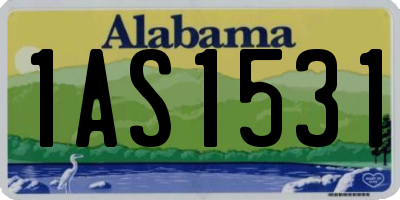 AL license plate 1AS1531