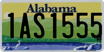 AL license plate 1AS1555