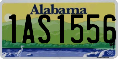 AL license plate 1AS1556
