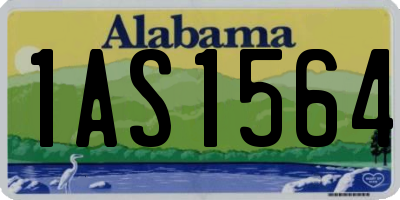 AL license plate 1AS1564
