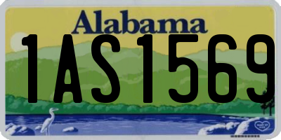 AL license plate 1AS1569