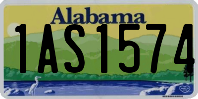 AL license plate 1AS1574