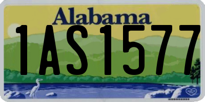 AL license plate 1AS1577