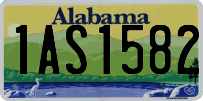 AL license plate 1AS1582
