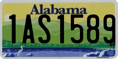 AL license plate 1AS1589