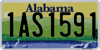 AL license plate 1AS1591