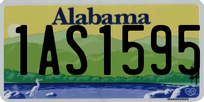 AL license plate 1AS1595
