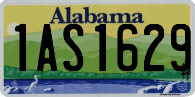 AL license plate 1AS1629