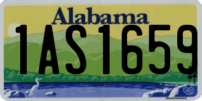 AL license plate 1AS1659